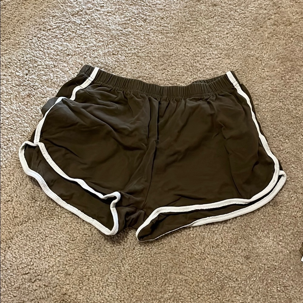 Women's Olive Green Shorts